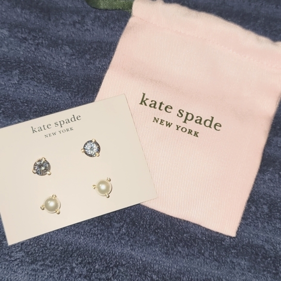 NWT-Kate Spade 2 pair earrings-